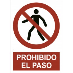 Prohibido el paso