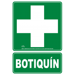 Señalización de Botequín